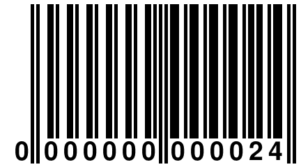 0 000000 000024