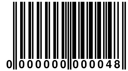 0 000000 000048