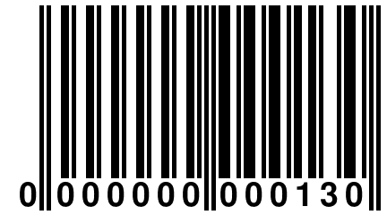 0 000000 000130