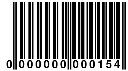 0 000000 000154