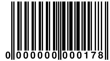 0 000000 000178