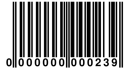 0 000000 000239