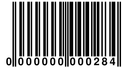 0 000000 000284