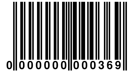 0 000000 000369