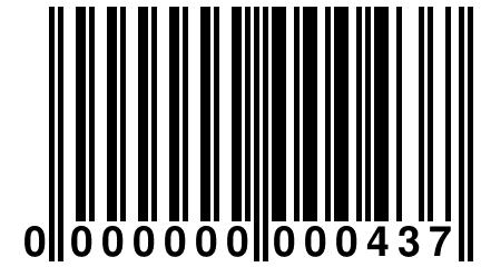 0 000000 000437