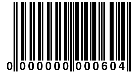 0 000000 000604