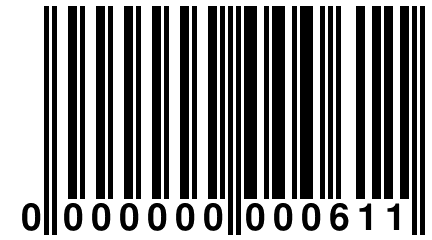 0 000000 000611