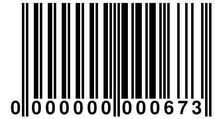 0 000000 000673