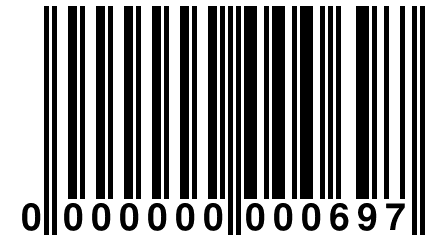 0 000000 000697