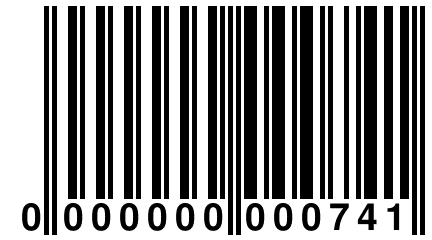 0 000000 000741