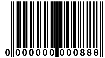 0 000000 000888