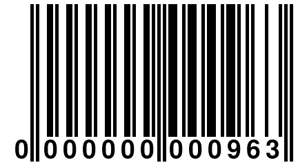 0 000000 000963