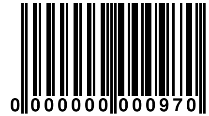 0 000000 000970