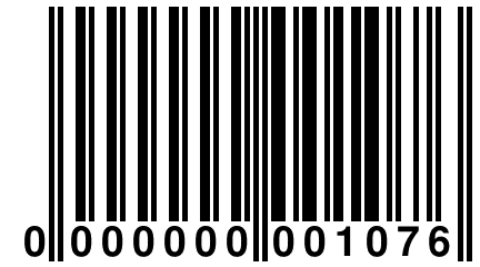 0 000000 001076