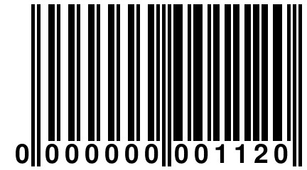 0 000000 001120