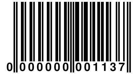 0 000000 001137