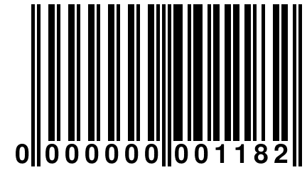 0 000000 001182