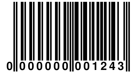 0 000000 001243