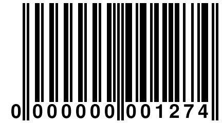 0 000000 001274