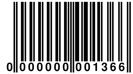 0 000000 001366