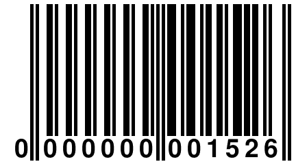 0 000000 001526