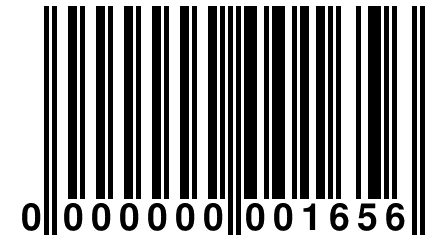 0 000000 001656