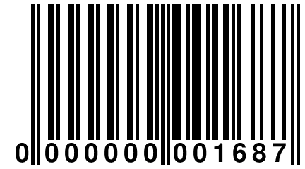 0 000000 001687