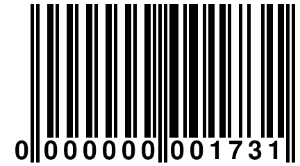 0 000000 001731