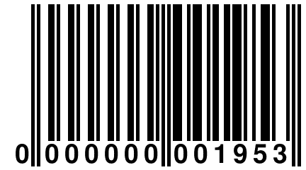 0 000000 001953