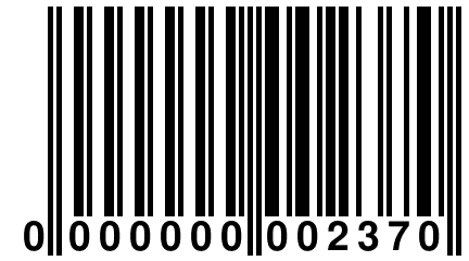 0 000000 002370