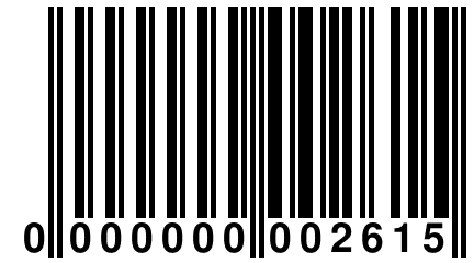 0 000000 002615