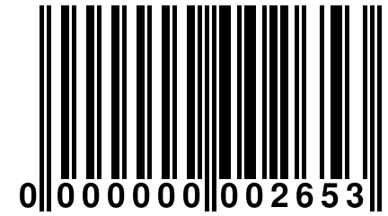 0 000000 002653