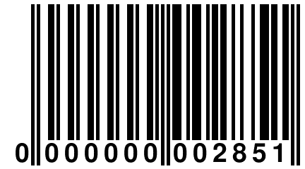 0 000000 002851