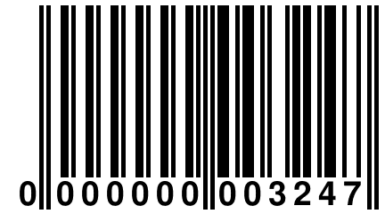 0 000000 003247