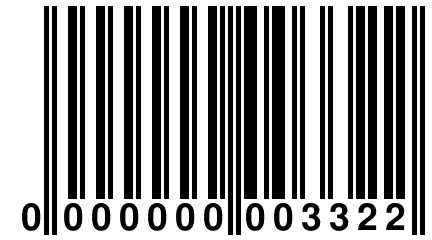 0 000000 003322