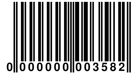 0 000000 003582