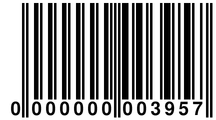 0 000000 003957