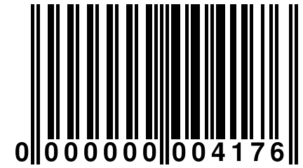 0 000000 004176