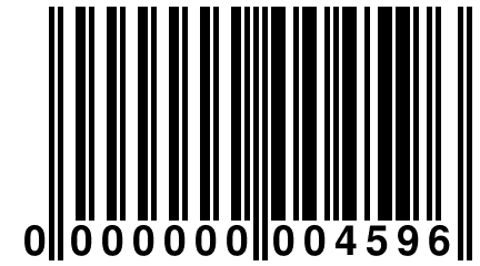 0 000000 004596