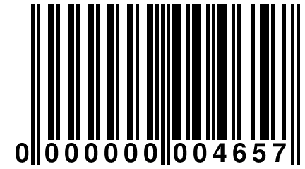 0 000000 004657