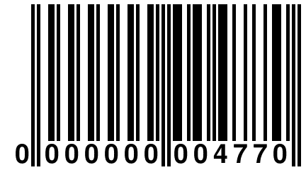 0 000000 004770