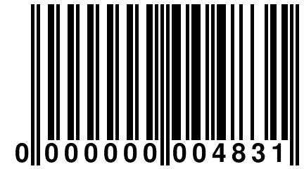 0 000000 004831