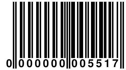 0 000000 005517