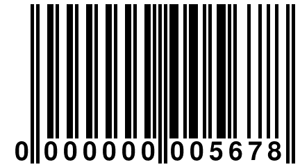 0 000000 005678