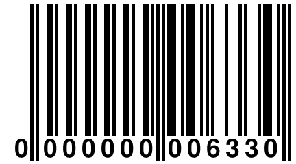 0 000000 006330