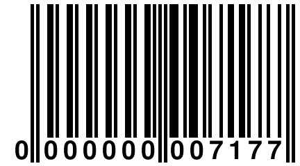 0 000000 007177