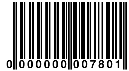 0 000000 007801