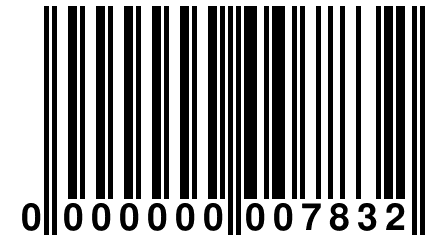 0 000000 007832