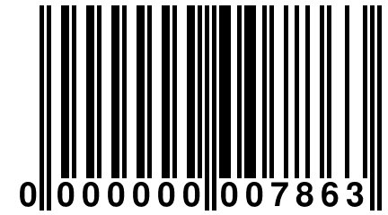 0 000000 007863