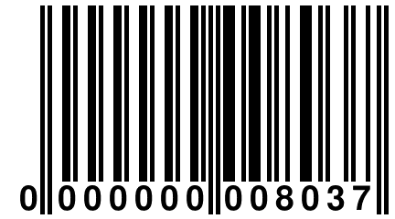 0 000000 008037